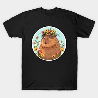 Capybara in sunglasses Summertime T-Shirt